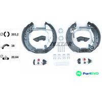 TEXTAR BRAKE SHOE SET 84059801