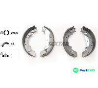 TEXTAR BRAKE SHOE SET 91030400 FOR BMW