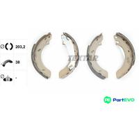 TEXTAR BRAKE SHOE SET 91043800 FOR FORD