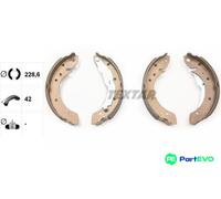 TEXTAR BRAKE SHOE SET 91044000 FOR BMW