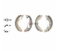 Rear Brake Shoe Set Fits Audi Seat Skoda VW Textar 91044700 1 Year Warranty