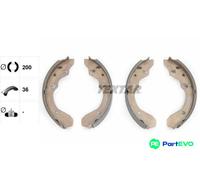 TEXTAR BRAKE SHOE SET 91047400 FOR MAZDA