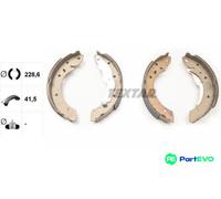 TEXTAR BRAKE SHOE SET 91050000 FOR RENAULT