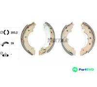 TEXTAR BRAKE SHOE SET 91052800 FOR RENAULT DACIA