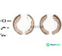 TEXTAR BRAKE SHOE SET 91053400 FOR TOYOTA