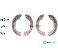 TEXTAR BRAKE SHOE SET 91056200 FOR NISSAN