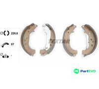 TEXTAR BRAKE SHOE SET 91061400 FOR FORD