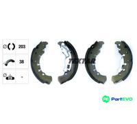 TEXTAR BRAKE SHOE SET 91065300 FOR FIAT LANCIA OPEL