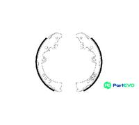 TEXTAR BRAKE SHOE SET 91066300 FOR TOYOTA