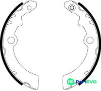 TEXTAR BRAKE SHOE SET 91075200