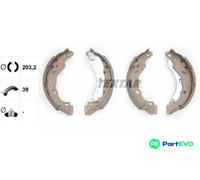 TEXTAR BRAKE SHOE SET 91077200 FOR CITROËN PEUGEOT DS