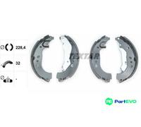 TEXTAR BRAKE SHOE SET 91080100 FOR SEAT SKODA