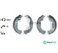TEXTAR BRAKE SHOE SET 91081500 FOR FIAT