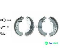 TEXTAR BRAKE SHOE SET 91081700 FOR RENAULT