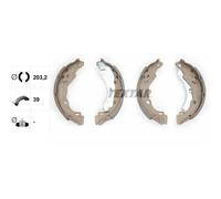 Textar Brake Shoe Set Axle Kit fits Citroën Ami 2020 on