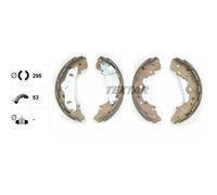 TEXTAR 91065800 Brake Shoe Set