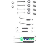 TEXTAR BRAKE SHOES ACCESSORY KIT 97010400 FOR CITROËN PEUGEOT