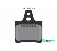 TEXTAR DISC BRAKE BRAKE PAD SET 2016203 FOR CITROËN
