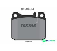 TEXTAR DISC BRAKE BRAKE PAD SET 2039213