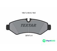 TEXTAR DISC BRAKE BRAKE PAD SET 2074701