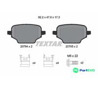 TEXTAR DISC BRAKE BRAKE PAD SET 2076401