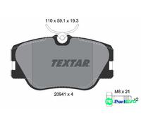 TEXTAR DISC BRAKE BRAKE PAD SET 2094102 FOR MERCEDES-BENZ