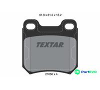 TEXTAR DISC BRAKE BRAKE PAD SET 2105002 FOR OPEL SAAB VAUXHALL