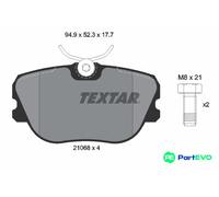 TEXTAR DISC BRAKE BRAKE PAD SET 2106804 FOR SAAB