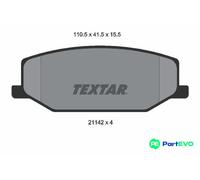 TEXTAR DISC BRAKE BRAKE PAD SET 2114202 FOR SUZUKI