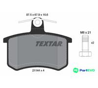 TEXTAR DISC BRAKE BRAKE PAD SET 2114401 FOR ALFA ROMEO AUDI