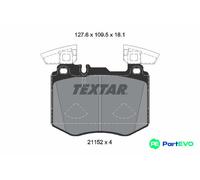 TEXTAR DISC BRAKE BRAKE PAD SET 2115201 FOR MERCEDES-BENZ