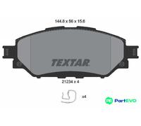 TEXTAR DISC BRAKE BRAKE PAD SET 2123401