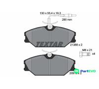 TEXTAR DISC BRAKE BRAKE PAD SET 2138802 FOR RENAULT