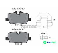 TEXTAR DISC BRAKE BRAKE PAD SET 2142101 FOR BMW
