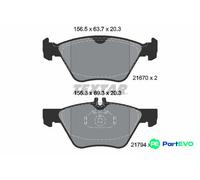 TEXTAR DISC BRAKE BRAKE PAD SET 2167001 FOR MERCEDES-BENZ