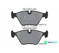 TEXTAR DISC BRAKE BRAKE PAD SET 2167703 FOR BMW