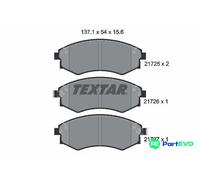 TEXTAR DISC BRAKE BRAKE PAD SET 2172502 FOR NISSAN SSANGYONG