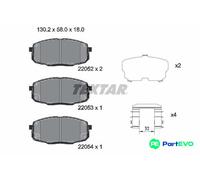 TEXTAR DISC BRAKE BRAKE PAD SET 2205203 FOR HYUNDAI