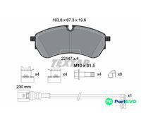 TEXTAR DISC BRAKE BRAKE PAD SET 2214703