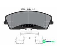 TEXTAR DISC BRAKE BRAKE PAD SET 2241701