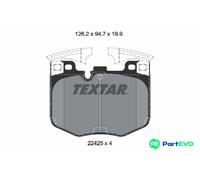 TEXTAR DISC BRAKE BRAKE PAD SET 2242501 FOR BMW ALPINA