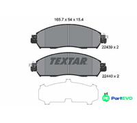 TEXTAR DISC BRAKE BRAKE PAD SET 2243903