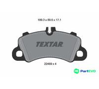 TEXTAR DISC BRAKE BRAKE PAD SET 2246901 FOR PORSCHE