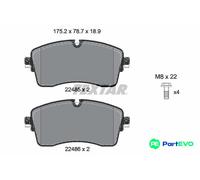 TEXTAR DISC BRAKE BRAKE PAD SET 2248503