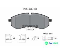 TEXTAR DISC BRAKE BRAKE PAD SET 2249201