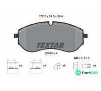 TEXTAR DISC BRAKE BRAKE PAD SET 2249301