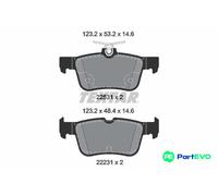 TEXTAR DISC BRAKE BRAKE PAD SET 2253105 FOR FORD