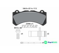 TEXTAR DISC BRAKE BRAKE PAD SET 2258501 FOR VOLVO