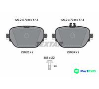 TEXTAR DISC BRAKE BRAKE PAD SET 2260203 FOR MERCEDES-BENZ
