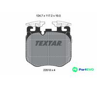 TEXTAR DISC BRAKE BRAKE PAD SET 2261801 FOR BMW